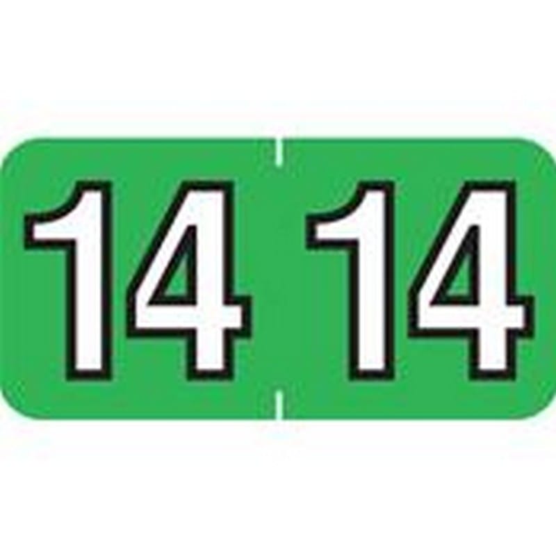 arkley Compatible Yearband Labels, 3/4 X 1-1/2" - Roll of 500