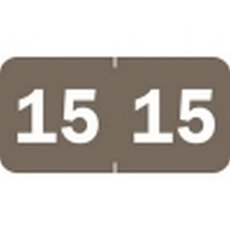 Tabbies Compatible Yearband Labels, 3/4" X 1-1/2" - Roll of 500
