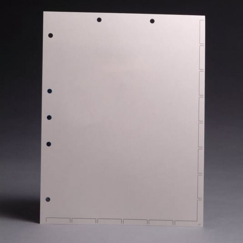 Chart Divider Sheets for Stick-On Tabs, White (Box of 250) - Image 2