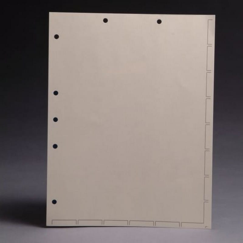 Chart Divider Sheets for Stick-On Tabs, Manila (Box of 250) - Image 2