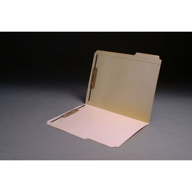 11pt Manila Folders, 1/3 Cut TOP TAB - Assorted, Letter Size, Fasteners Pos #1 and #3 (Box of 50)