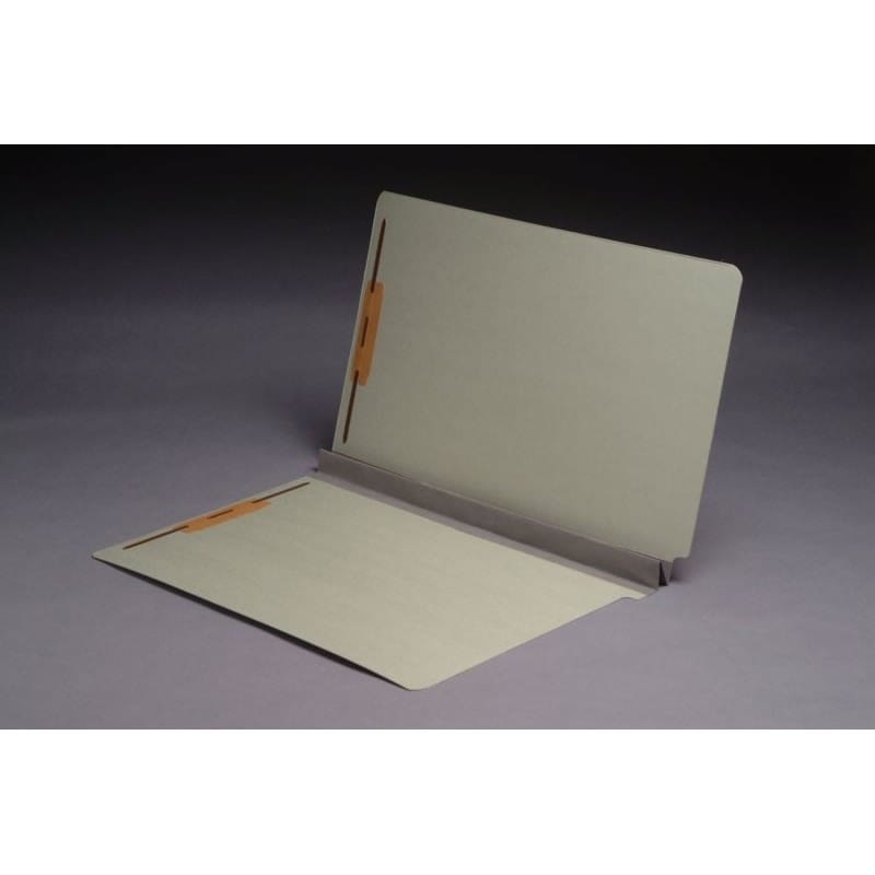 Type II Pressboard Folders, Full Cut END TAB, Letter Size, 2" Exp., Fastener Pos #1 & #3 (Box of 25) - Image 2