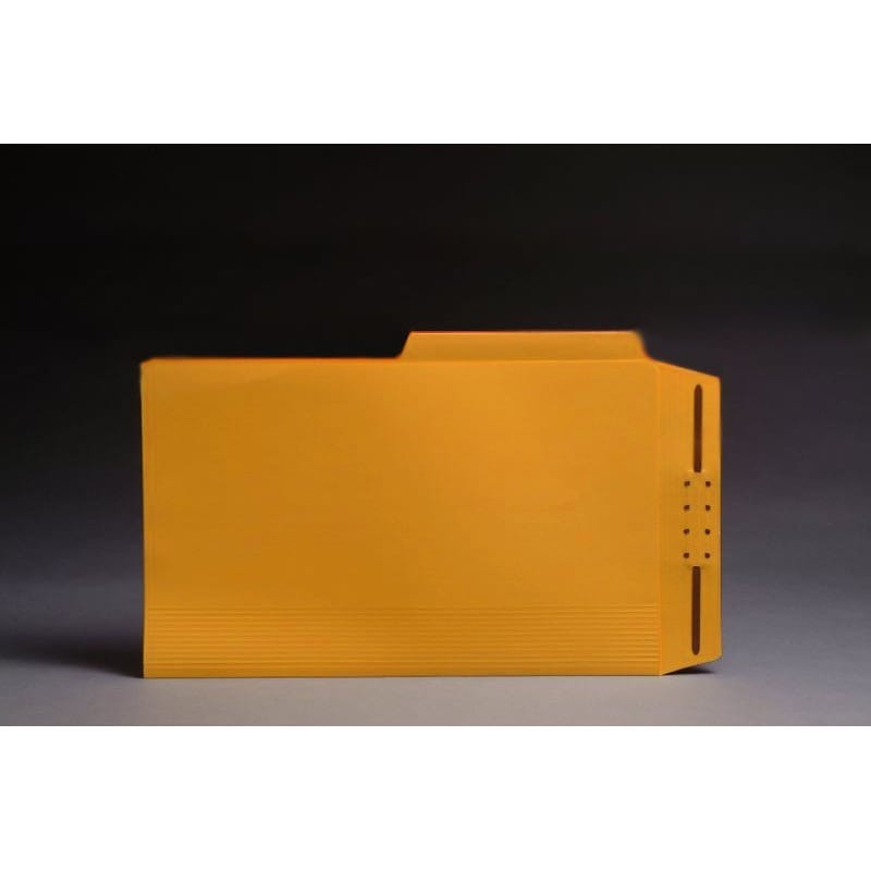 Goldenrod TOP TAB Case Binders, Letter Size, 1/2 Cut Assorted Tabs (Box of 50)