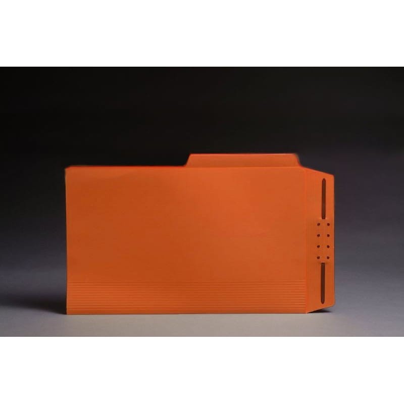 Orange TOP TAB Case Binders, Letter Size, 1/2 Cut Assorted Tabs (Box of 50)