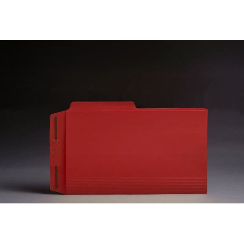 Red TOP TAB Case Binders, Legal Size, 1/2 Cut Assorted Tabs (Box of 50) - Image 2