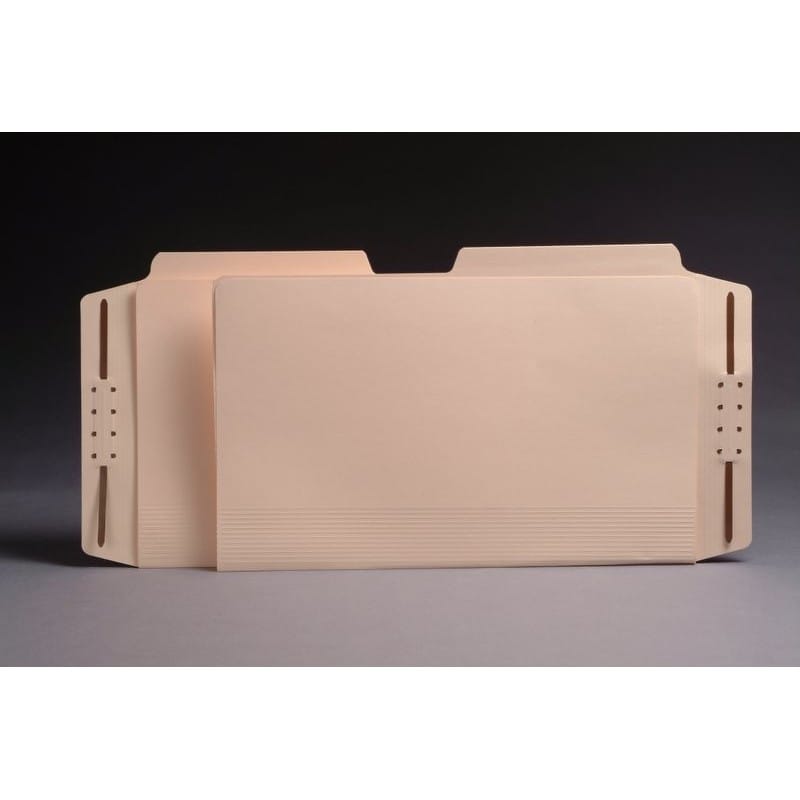 TOP TAB Manila Case Binders, Legal Size, 1/2 Cut Assorted Tabs (Box of 50)