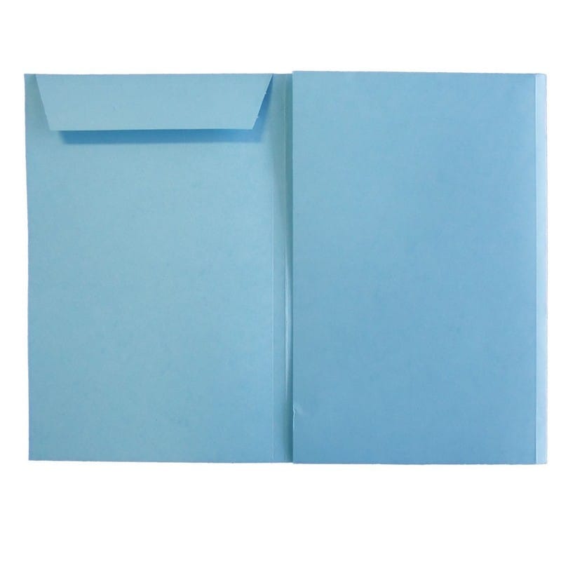 Blue Top Tab Patent Tri-Fold folders, Legal Size - Box of 25 - Image 2