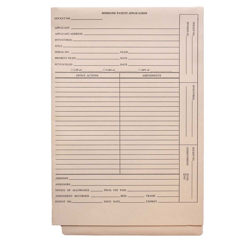Manila End Tab Patent Tri-Fold folders, Legal Size - Box of 25