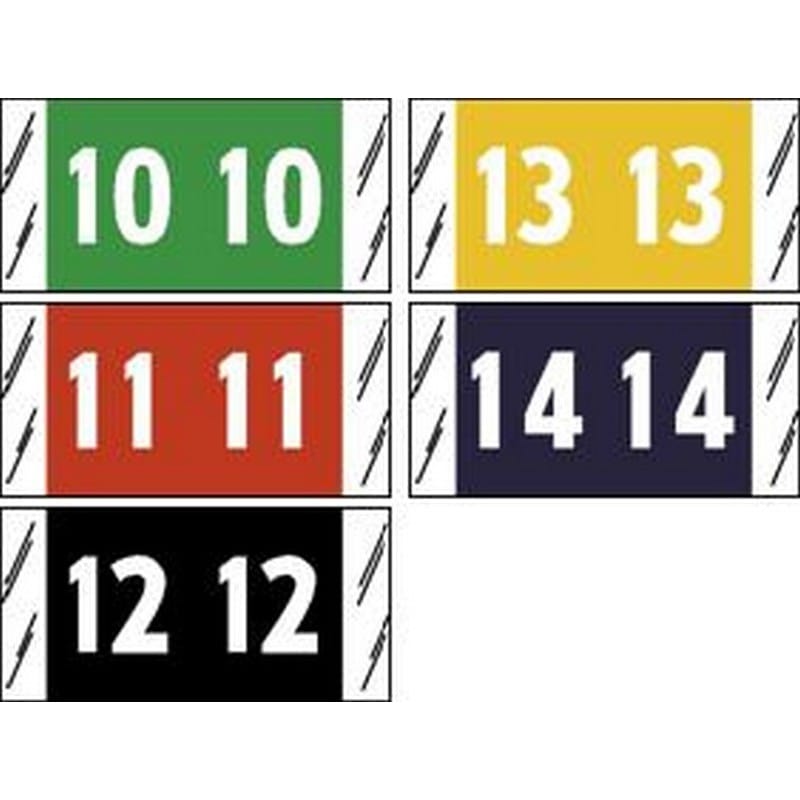 Acme Visible Compatible Yearband Labels, 3/4" X 1-1/2" - Rolls of 1000