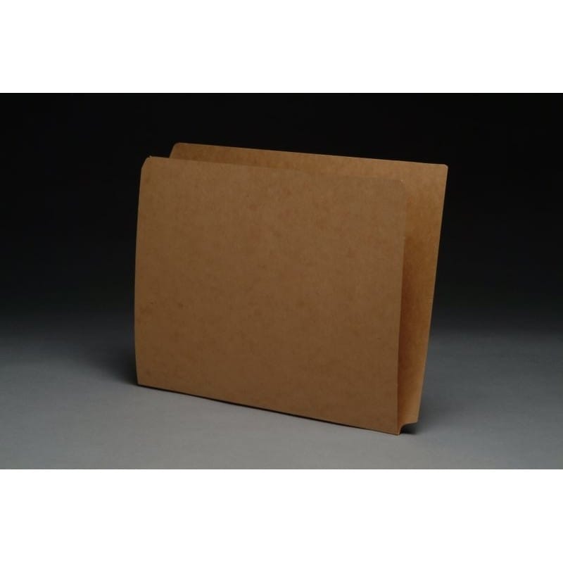 17 pt Brown Kraft Folders, SFI Compatible, Full Cut END TAB, Letter Size (Box of 50) - Image 2