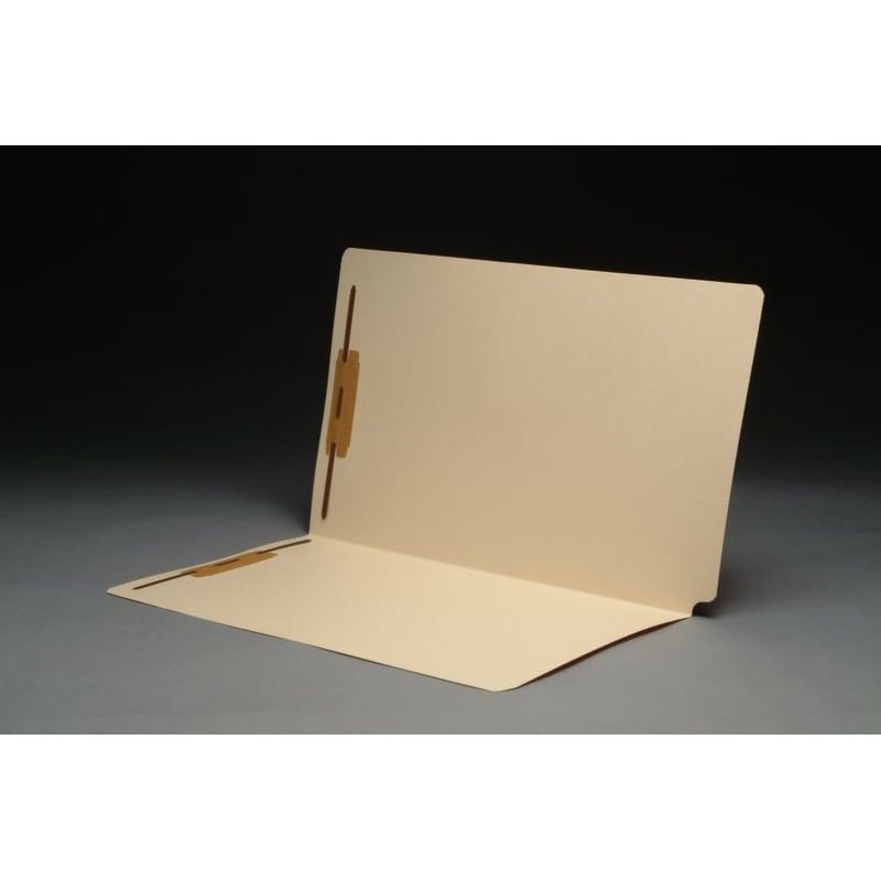 11pt Manila Folders, SFI Compatible, Full Cut END TAB, Legal Size, Fastener Pos #1 & #3 (Box of 50)