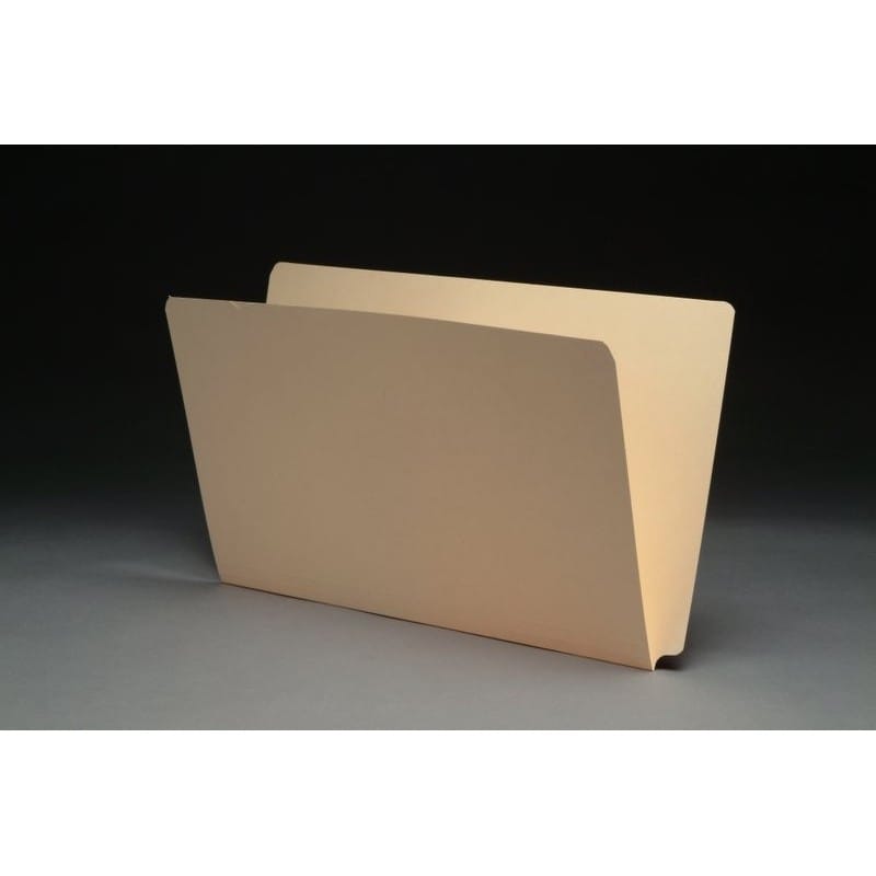 14pt Manila Folders, SFI Compatible, Full Cut END TAB, Legal Size (Box of 50)