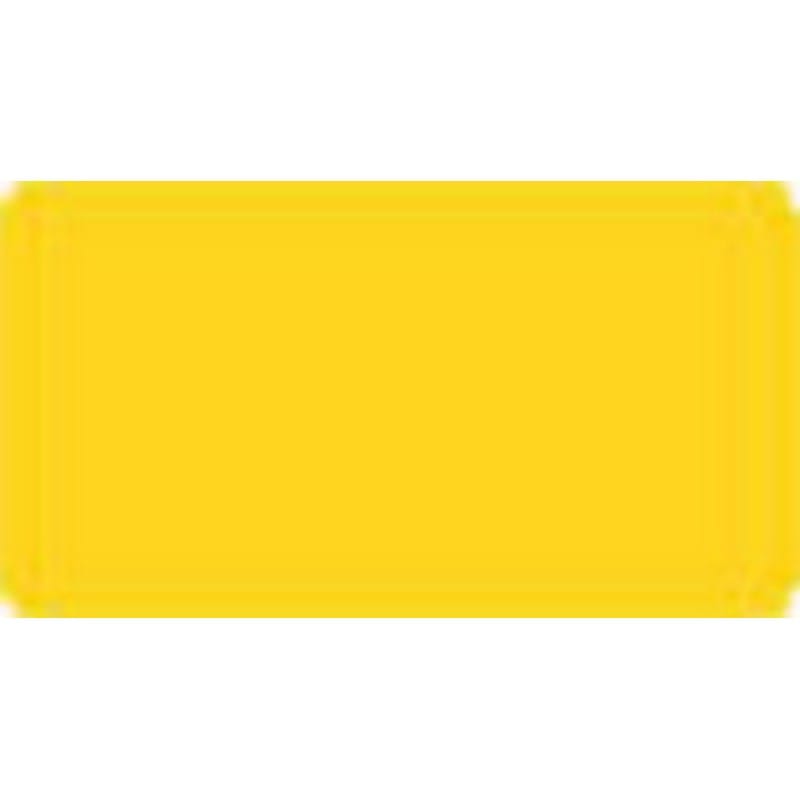 Data File Compatible Solid Yellow Labels, Laminated Stock, 11/16" X 1-1/4" Individual Colors - Roll of 500