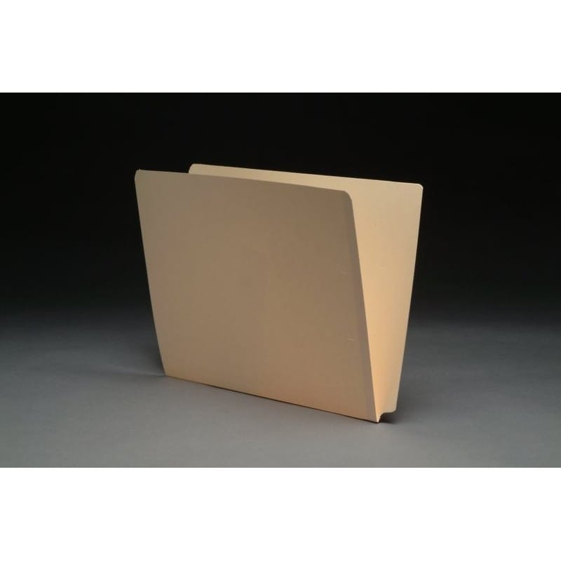 11pt Manila Folders, Full Cut 2-Ply END TAB, Letter Size, SFI Style, 9-1/2" Front (Box of 100)