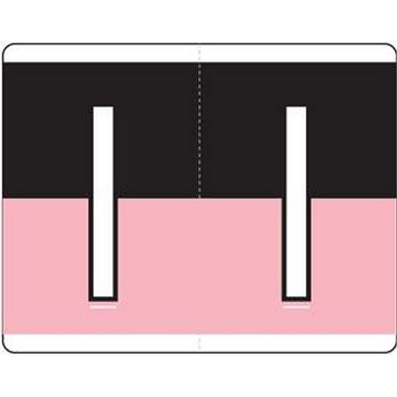 Kardex Compatible "I" Labels, Laminated Stock, 1-1/4" X 1-19/32" Individual Letters - Roll of 500 - Image 2