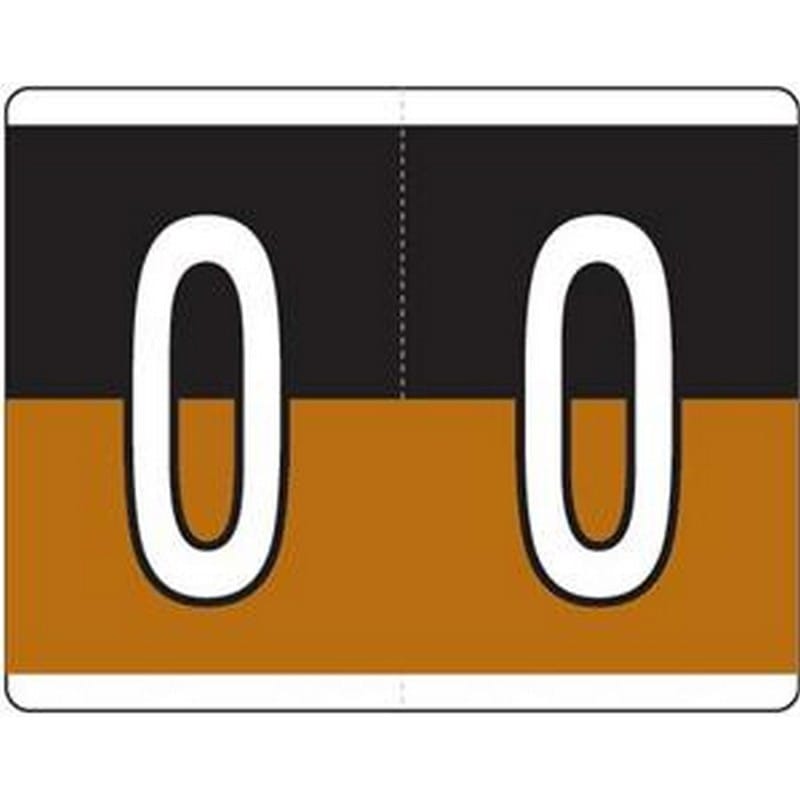Kardex Compatible "O" Labels, Laminated Stock, 1-1/4" X 1-19/32" Individual Letters - Roll of 500 - Image 2