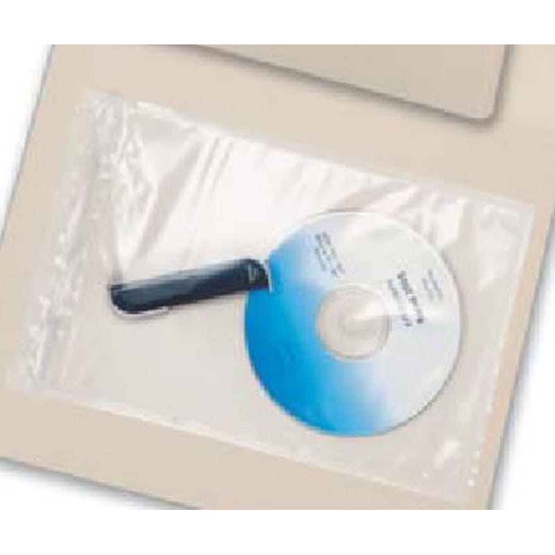 5 mil Poly Zip Lock Pocket, Self Adhesive, 6" x 9" (Box of 100)