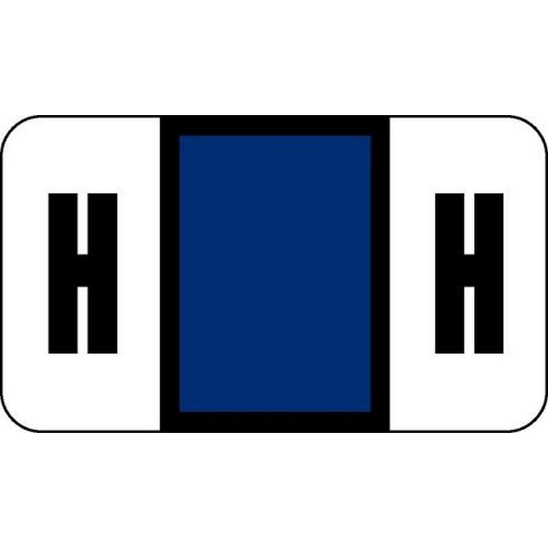 Safeguard Compatible "H" Labels, Laminated Stock, 15/16" X 1-5/8" Individual Letters - Pack of 240 - Image 2
