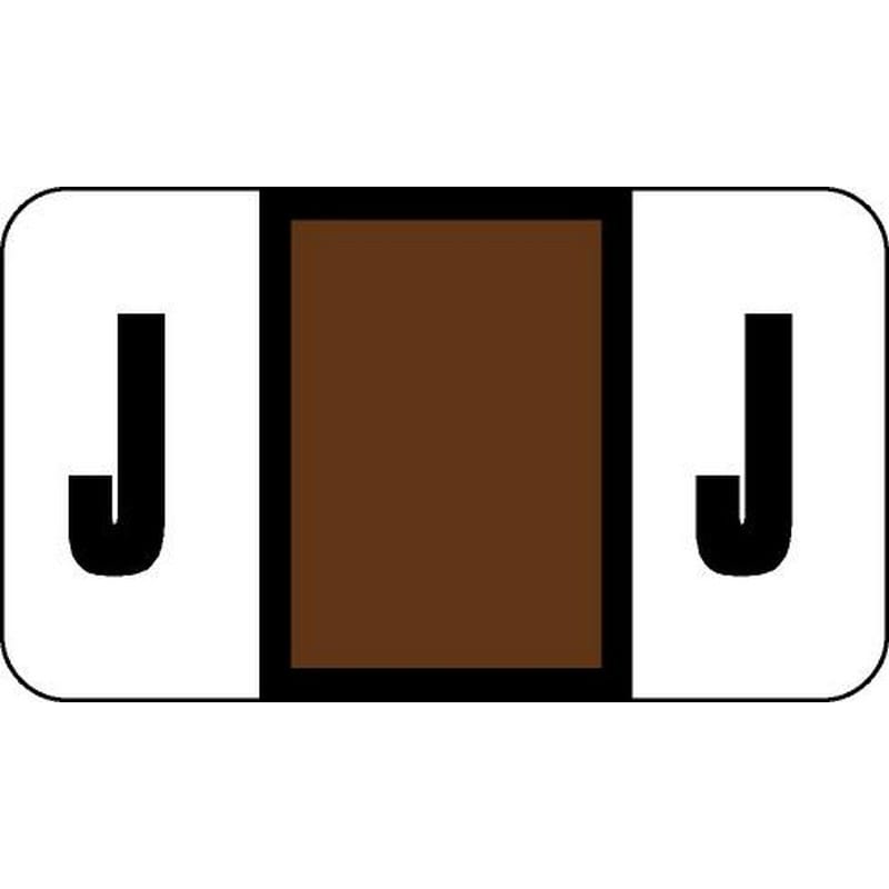 Safeguard Compatible "J" Labels, Laminated Stock, 15/16" X 1-5/8" Individual Letters - Pack of 240 - Image 2