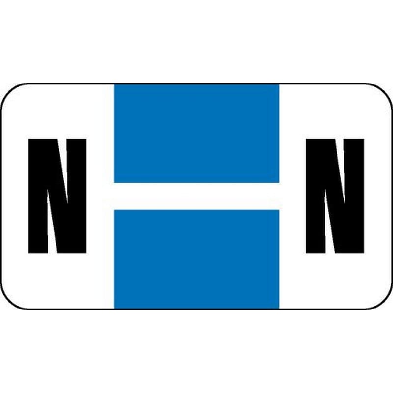 Safeguard Compatible "N" Labels, Laminated Stock, 15/16" X 1-5/8" Individual Letters - Pack of 240 - Image 2
