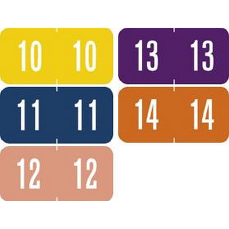GBS/VRE Compatible Yearband Labels, 3/4" X 1-1/2" - Roll of 500