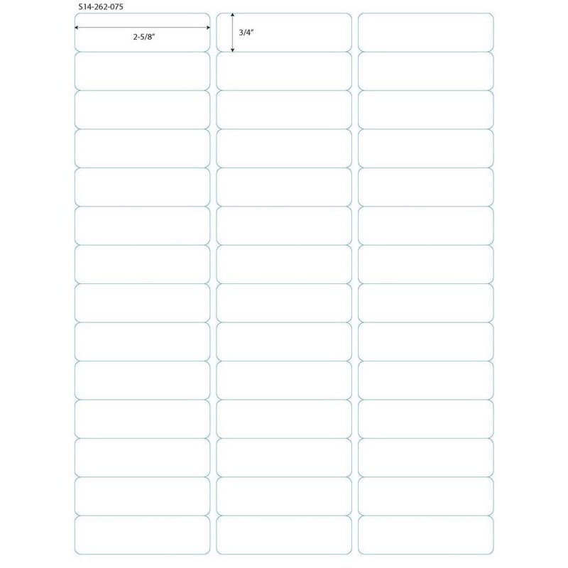 Laser Labels 42 Up (Standard Register Compatible) (Carton of 1000)