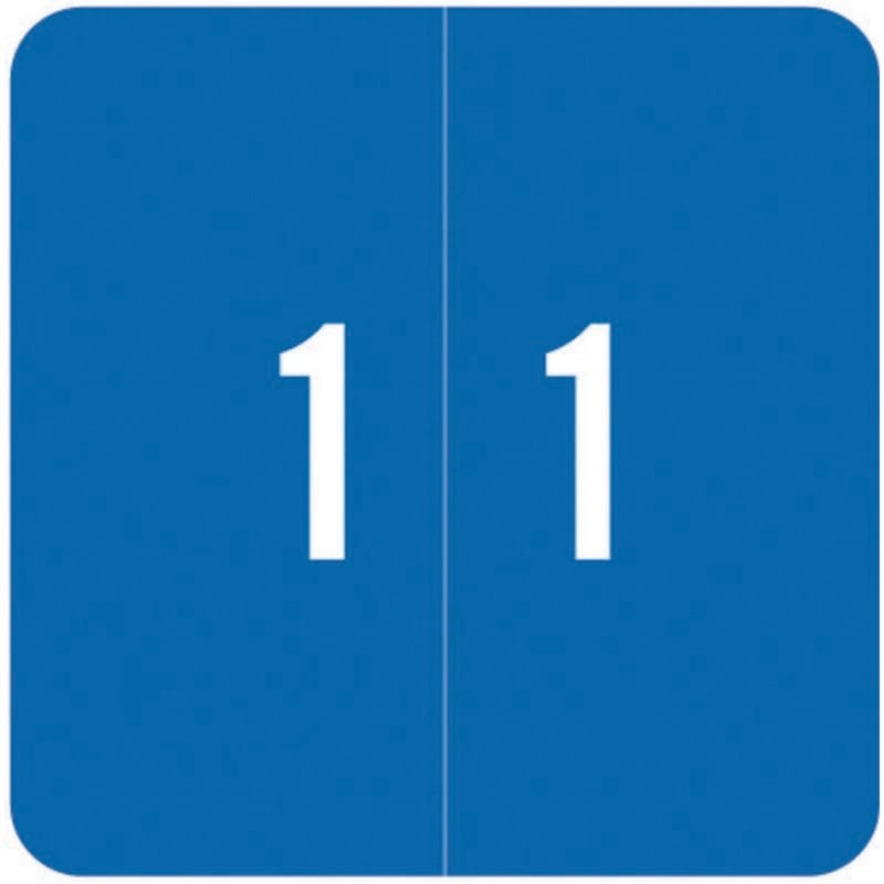 Smead DCC Compatible "1" Numeric Labels, Laminated Stock, 1-1/2" x 1-1/2" Individual Numbers - Roll of 250