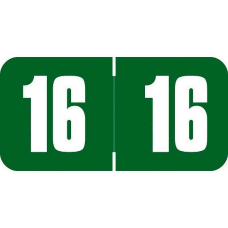 Safeguard Compatible Yearband Labels, Laminated stock, 1-1/2" X 3/4" - 500 per Roll