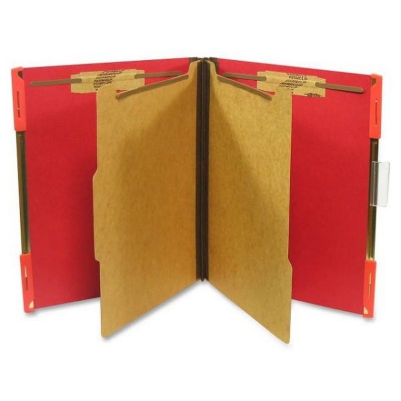 SJ Paper Pressboard Hanging Classification Folder, Letter, Ruby Red