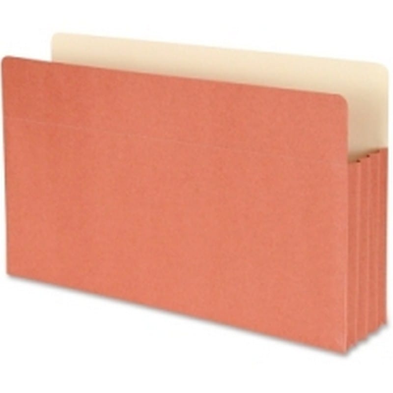 SJ Paper Economy File Pocket, 5-1/4' Expansion, Legal, 10/Box
