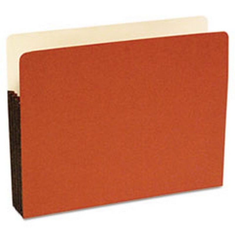 SJ Paper Standard File Pocket, 5-1/4" Expansion, Letter, 10/Box
