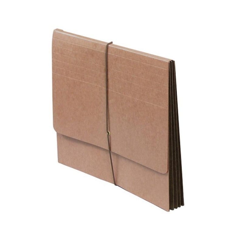 SJ Paper 3-1/2" Expansion wallets, Redrope, Letter, Red