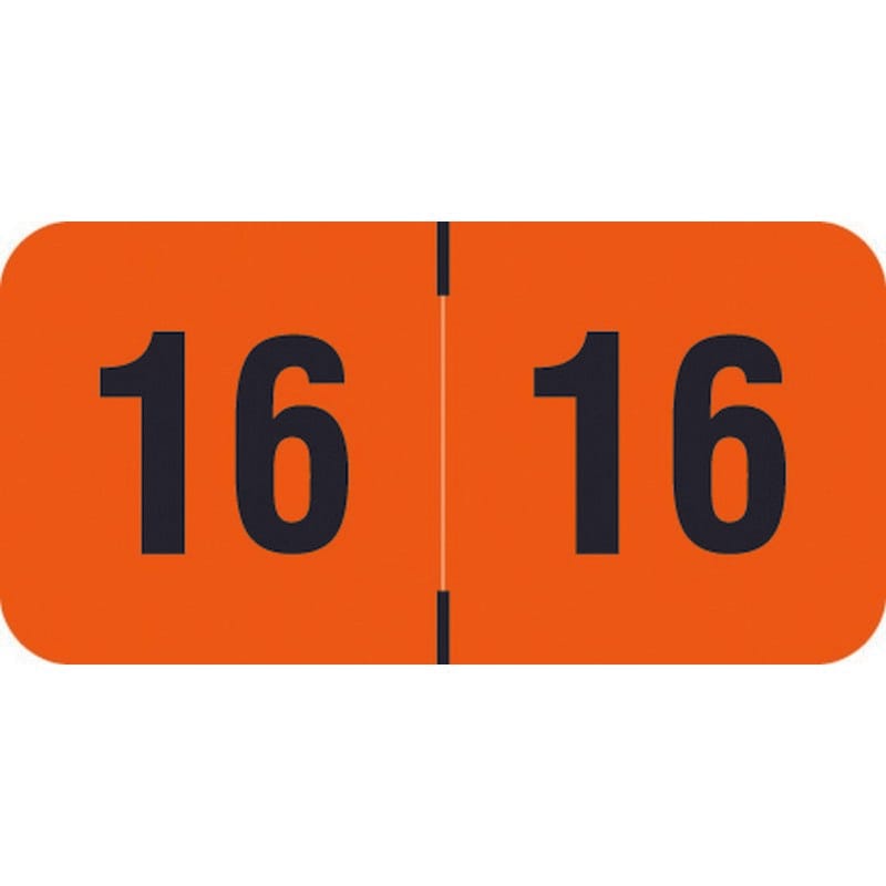 Smead Compatible Yearband Labels, Laminated stock, 1-1/2" X 3/4" - 500 per Roll