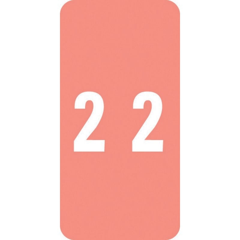 Smead Compatible Numeric "1" Labels, Matte Stock, 2" X 1" Individual Numbers - Roll of 250
