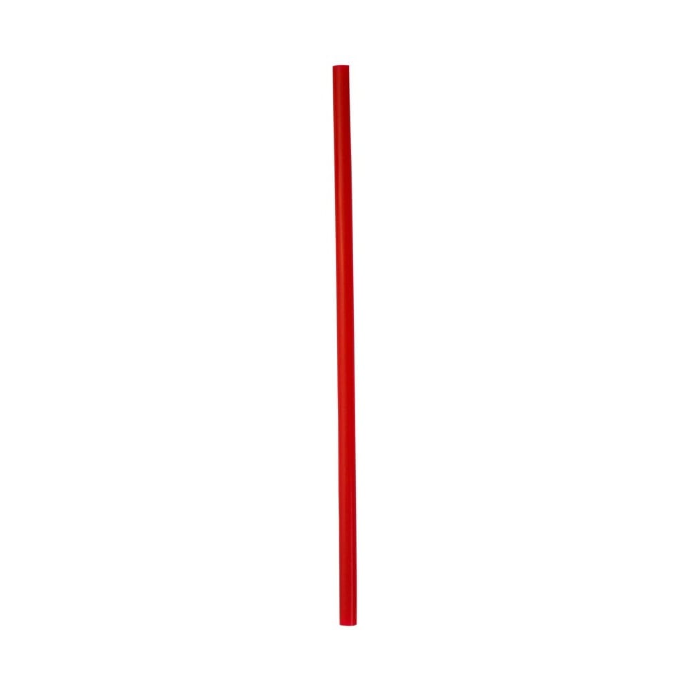 10 1/4" Giant Wrapped Soda Straw, Red (300 per Box, 4 Boxes per Case) - Image 2