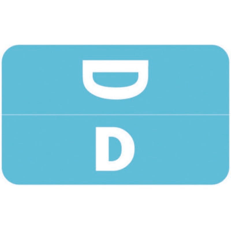 Smead Compatible "D" Labels, Polylaminated Stock, 1" X 1-5/8" Individual Letters - Rolls of 250