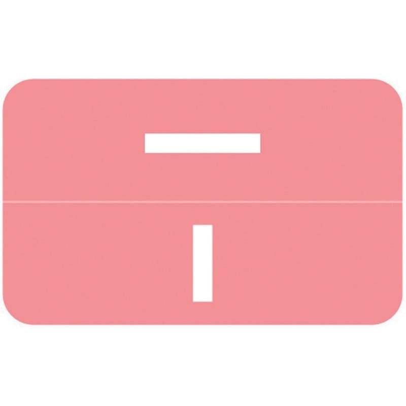 Smead Compatible "I" Labels, Polylaminated Stock, 1" X 1-5/8" Individual Letters - Rolls of 250