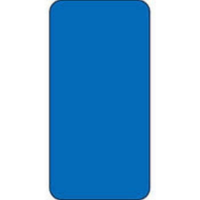 Smead Compatible Solid Blue Labels, Matte Stock, 2" H X 1" W Individual Colors - Roll of 250