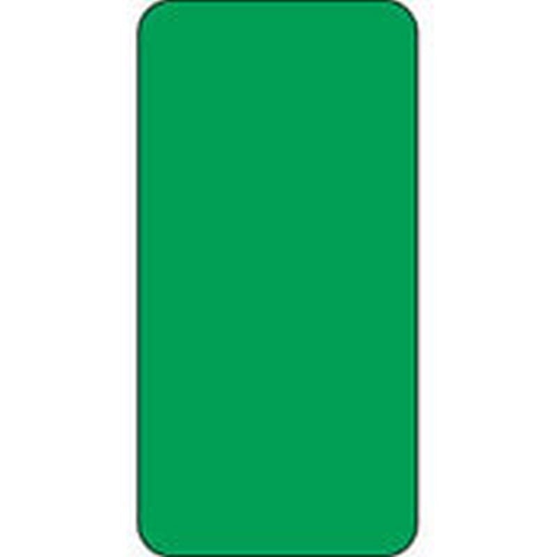 Smead Compatible Solid Green Labels, Matte Stock, 2" H X 1" W Individual Colors - Roll of 250