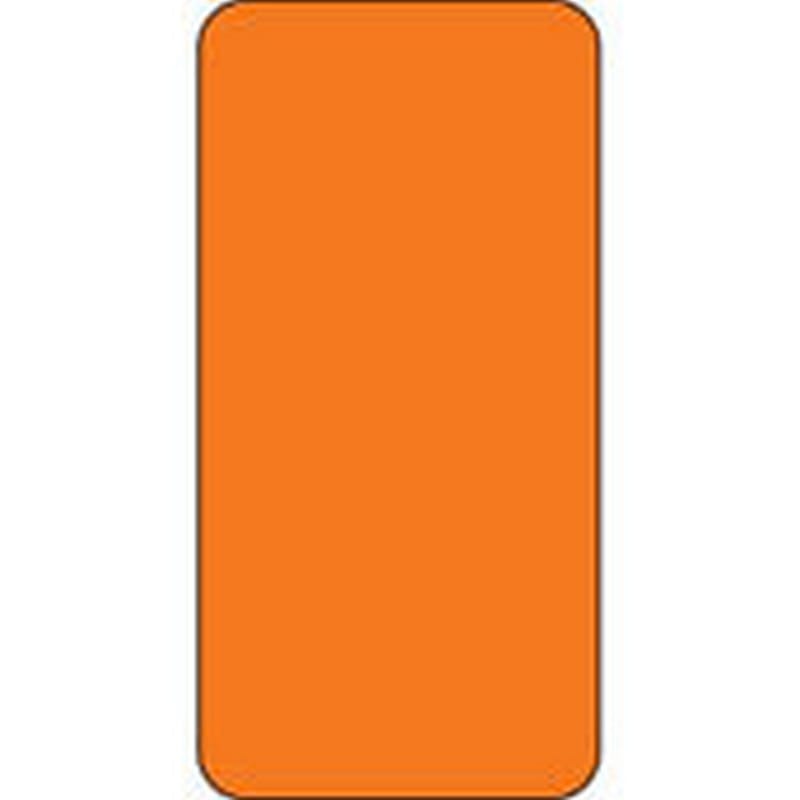 Smead Compatible Solid Orange Labels, Matte Stock, 2" H X 1" W Individual Colors - Roll of 250