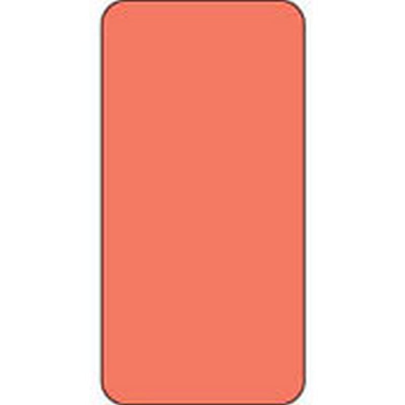Smead Compatible Solid Pink Labels, Matte Stock, 2" H X 1" W Individual Colors - Roll of 250