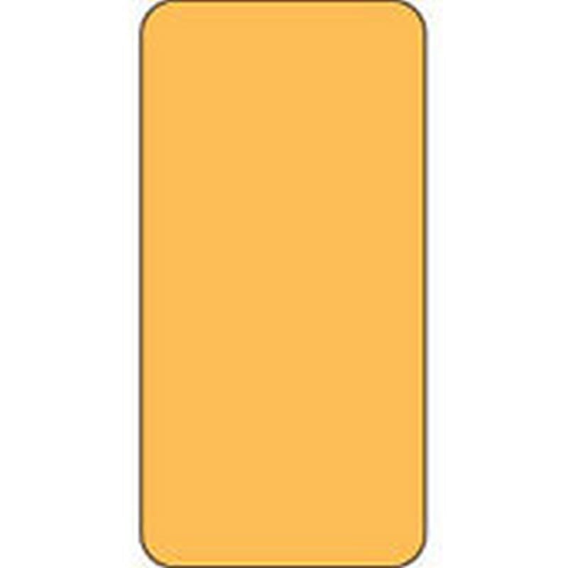 Smead Compatible Solid Yellow Labels, Matte Stock, 2" H X 1" W Individual Colors - Roll of 250
