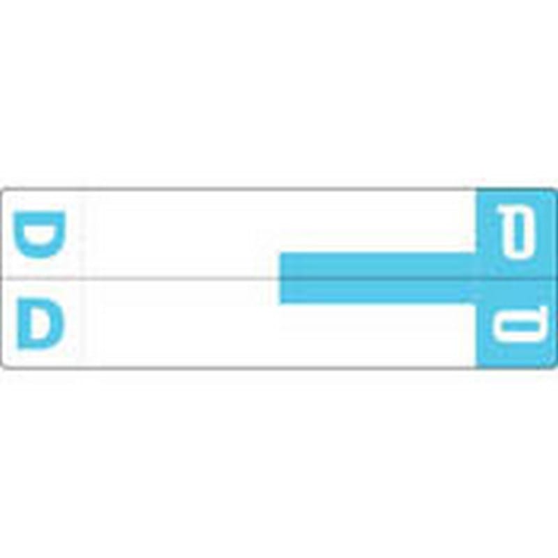 Smead Compatible "DQ" Labels, Matte paper Stock, 1-5/32" X 3-5/8" Individual Letters - 100 per Pack