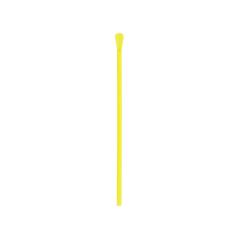 8 1/4" Jumbo Spoon Straw Unwrapped, Assorted Neon (400 per Box, 25 Boxes per Case)