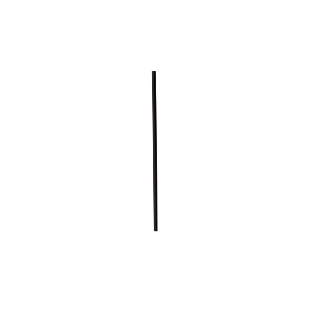10 1/4" Giant Wrapped Soda Straw, Black (300 per Box, 4 Boxes per Case)