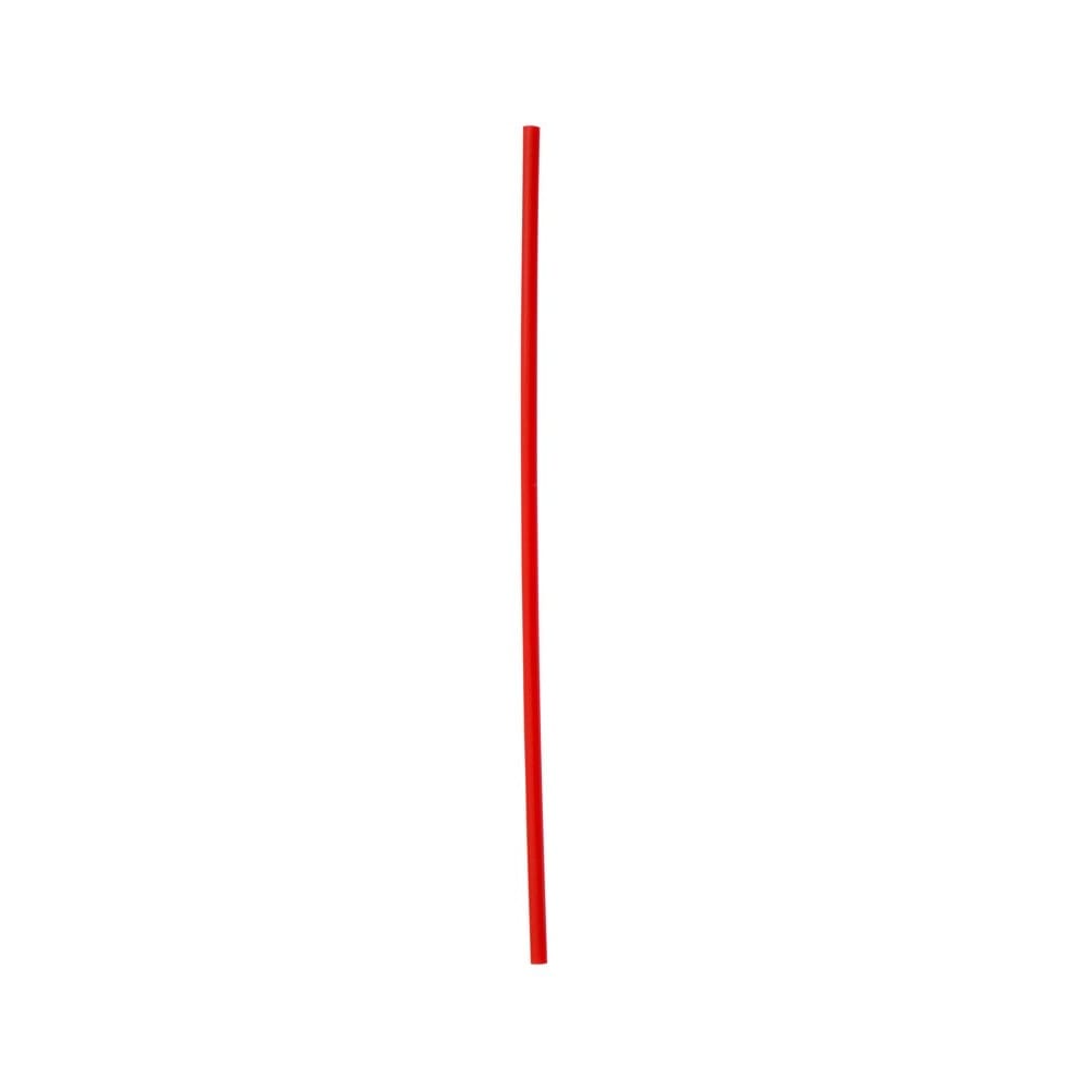 8" Sip and Stir Straw, Red (500 per Box, 10 Boxes per Case)