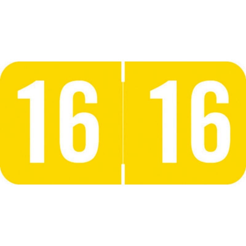 Sav-Tyme Compatible Yearband Labels, Laminated stock, 1-1/2" X 3/4" - 500 per Roll