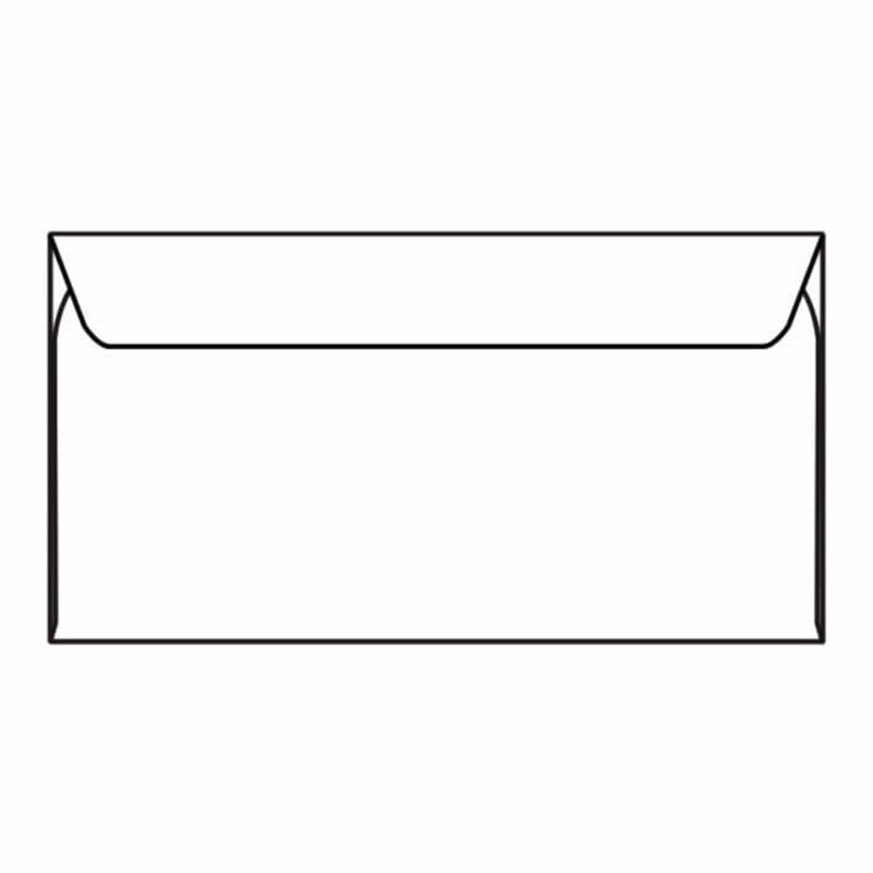 Slim-Jim Machine Insertable Open Side Booklet Envelopes, 6" x 11-3/8", 24#, White (Box of 1000)