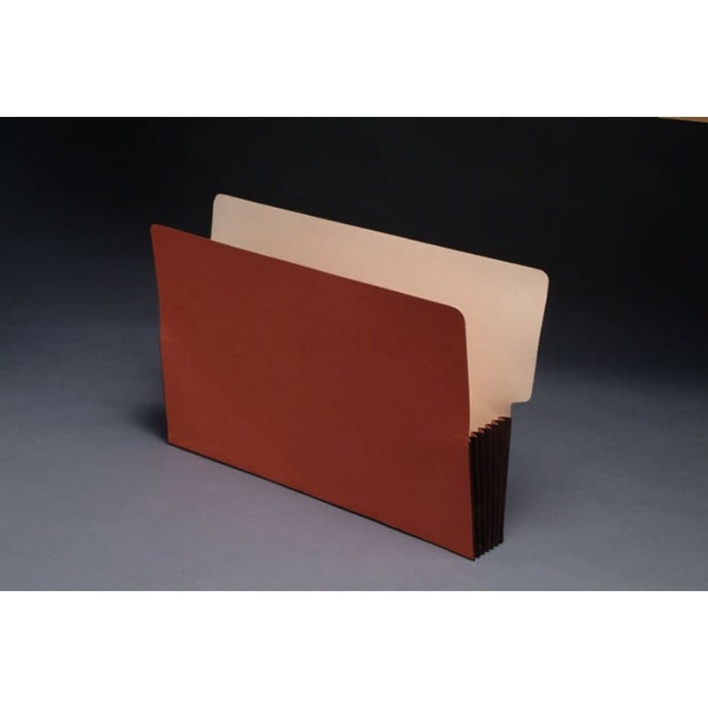Shelf Tab Expansion Pockets, Tyvek Gussets, Legal Size, 3-1/2" Expansion (Carton of 100) - Image 2