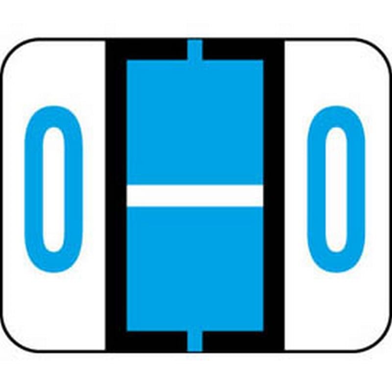 Smead Compatible "O" Labels, Polylaminated Stock, 1" X 1-1/4" Individual Letters - Pack of 120